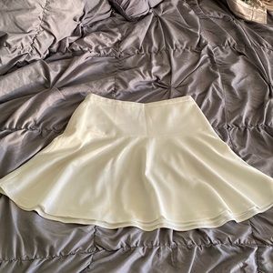 BCBG MaxAzria **Vintage White Skater Skirt - Size Medium** Used